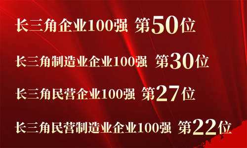 第50位！桐昆控股入圍2023長三角百強(qiáng)企業(yè)