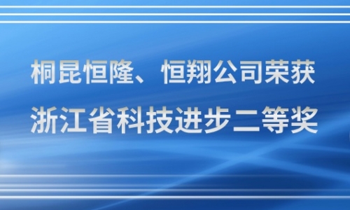 桐昆牌油劑，浙江省科技進(jìn)步二等獎！